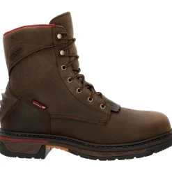 Rocky Men's Iron Skull 8" Comp Toe WP Lacer Western Work Boot- RKW0361