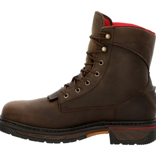 Rocky Men's Iron Skull 8" Comp Toe WP Lacer Western Work Boot- RKW0361
