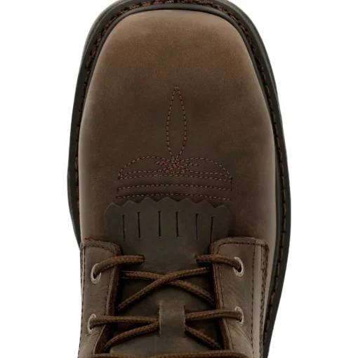 Rocky Men's Iron Skull 8" Comp Toe WP Lacer Western Work Boot- RKW0361