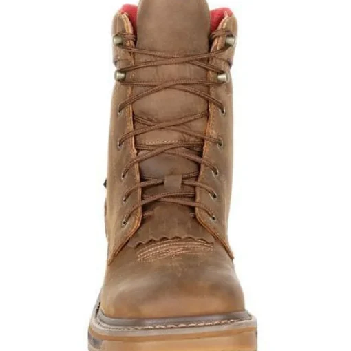 Rocky Men's Iron Skull Waterproof Western Boot - Brown - RKW0286