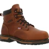 Rocky Men's IronClad 6" Steel Toe WP MG USA Made Work Boot - RKK0362