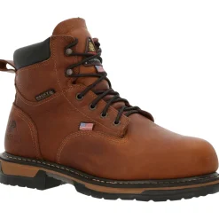 Rocky Men's IronClad 6" Steel Toe WP MG USA Made Work Boot - RKK0362