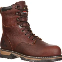 Rocky Men's Ironclad 8" Waterproof Work Boot - Brown - FQ0005693