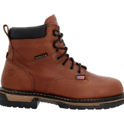 Rocky Men's IronClad 6" WP USA Made Work Boot - Brown - RKK0361
