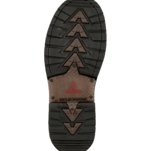Rocky Men's IronClad 6" WP USA Made Work Boot - Brown - RKK0361