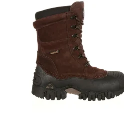 Rocky Men's Jasper Trac 10" WP 200G Ins Outdoor Boot- Brown- FQ0004799