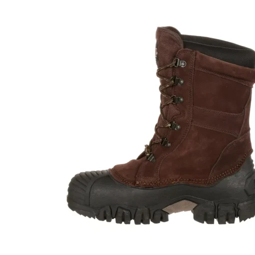 Rocky Men's Jasper Trac 10" WP 200G Ins Outdoor Boot- Brown- FQ0004799