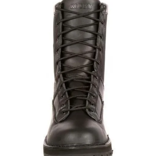 Rocky Men's Lace To Toe 8" Waterproof Duty Boot - Black - FQ0002080