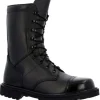 Rocky Men's Lace Up 10" Slip Resistant Jump Duty Boot -Black- RKC147