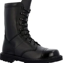 Rocky Men's Lace Up 10" Slip Resistant Jump Duty Boot -Black- RKC147