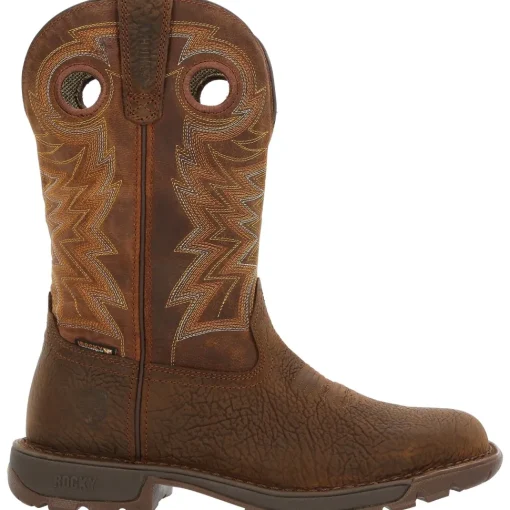 Rocky Men's Legacy 32 11" Square Toe WP Western Boot - Brown - RKW0355