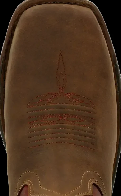 Rocky Men's Legacy 32 10" Steel Toe WP Western Work Boot- Tan- RKW0341