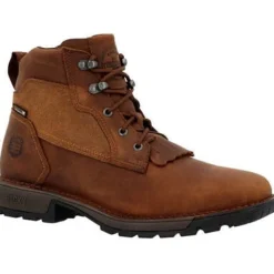 Rocky Men's Legacy 32 6" WP Slip Resist Western Lacer -Brown- RKW0382