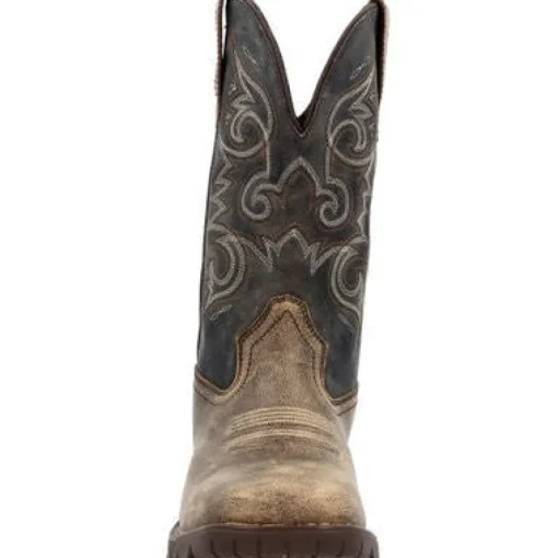 Rocky Men's Legacy 32 11" WP Western Pull On Work Boot Brown RKW0389