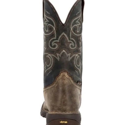 Rocky Men's Legacy 32 11" WP Western Pull On Work Boot Brown RKW0389
