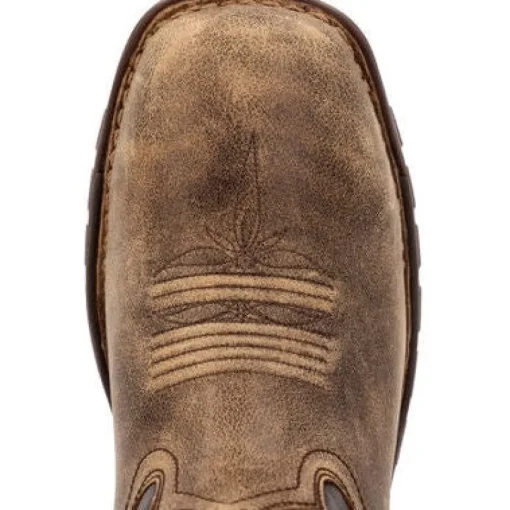 Rocky Men's Legacy 32 11" WP Western Pull On Work Boot Brown RKW0389