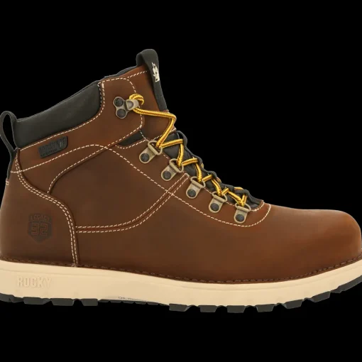 Rocky Men's Legacy 32 Composite Toe WP Work Boot - Brown - RKK0331