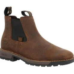 Rocky Men's Legacy 32 Twin WP Gore Western Work Boot -Brown- RKW0381