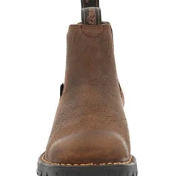 Rocky Men's Legacy 32 Twin WP Gore Western Work Boot -Brown- RKW0381