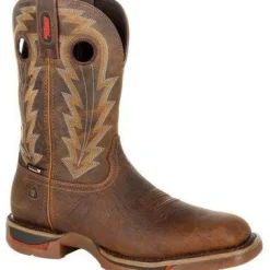 Rocky Men's Long Range 11" Comp Toe WP Western Boot -Brown- RKW0303