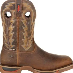 Rocky Men's Long Range 11" Comp Toe WP Western Boot -Brown- RKW0303