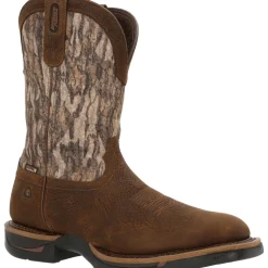 Rocky Men's Long Range 11" Square Toe WP Western Work Boot - RKW0358