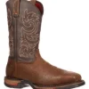 Rocky Men's Long Range Stl Toe WP Pull-on Western Work Boot Brown FQ0006654