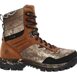 Rocky Men's Lynx 8" WP 400G Insulated Work Boot -Tan And White- RKS0593