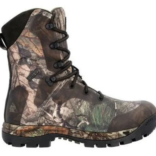 Rocky Men's Lynx 8" WP 1000G Outdoor Hunt Boot Mossy Oak RKS0627