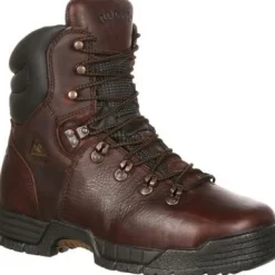 Rocky Men's Mobilite 8" Steel Toe WP Oil Resist Work Boot -Brown- FQ0006115