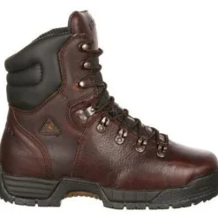 Rocky Men's Mobilite 8" Steel Toe WP Oil Resist Work Boot -Brown- FQ0006115
