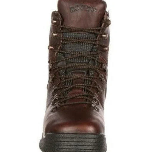 Rocky Men's Mobilite 8" Steel Toe WP Oil Resist Work Boot -Brown- FQ0006115