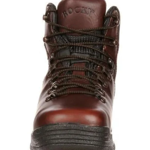 Rocky Men's Mobilite 6" Steel Toe WP Work Boot - Brown - FQ0006114