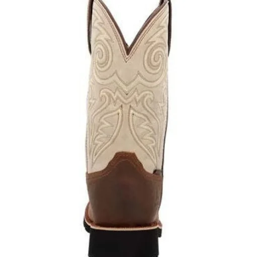 Rocky Men's Monocrepe 12" Soft Toe WP Western Classic Boot- Brown- RKW0440