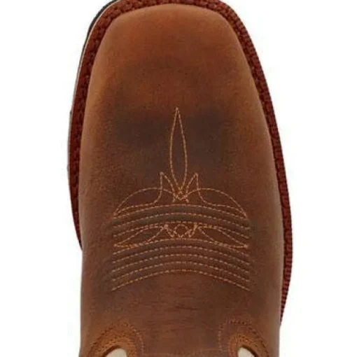 Rocky Men's Monocrepe 12" Soft Toe WP Western Classic Boot- Brown- RKW0440