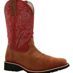 Rocky Men's Monocrepe 12" Square Toe WP Western Boot -Cabernet- RKW0432