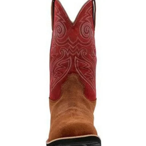 Rocky Men's Monocrepe 12" Square Toe WP Western Boot -Cabernet- RKW0432
