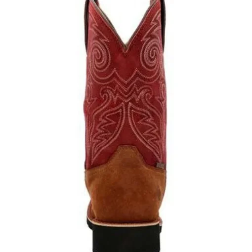 Rocky Men's Monocrepe 12" Square Toe WP Western Boot -Cabernet- RKW0432
