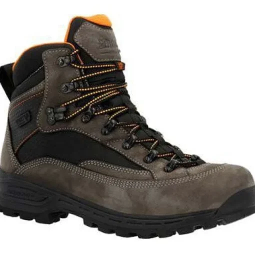 Rocky Men's Mtn Stalker Pro 6" Soft Toe WP Mountain Boot -Charcoal- RKS0644