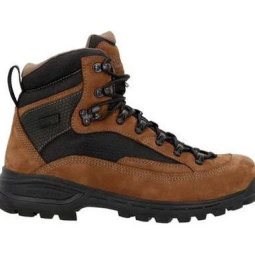 Rocky Men's Mtn Stalker Pro 6" Soft Toe WP Mountain Boot -Brown- RKS0643