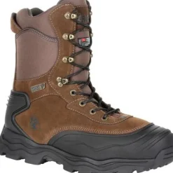 Rocky Men's Multi-Trax 8" Soft Toe WP 800G Ins Outdoor Boot- Brown- RKS0417