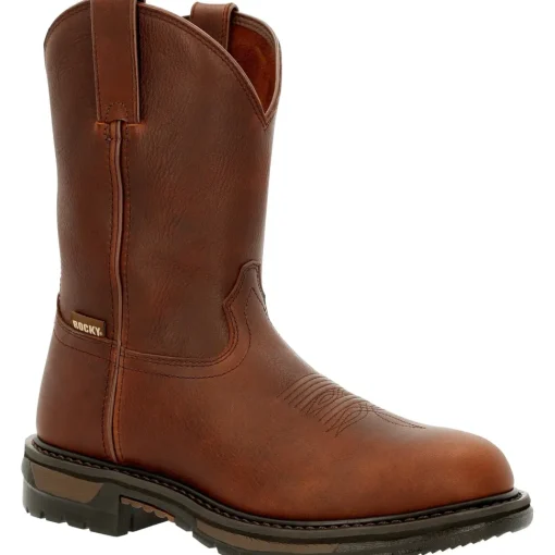Rocky Men's Original Ride FLX Unlined 10" Western Work Boot- RKW0349