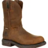 Rocky Men's Original Ride Steel Toe WP Western Work Boot Brown RKW0306