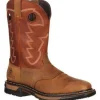 Rocky Men's Original Ride Waterproof Western Boot - Brown - RKYW039