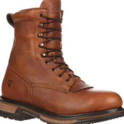 Rocky Men's Original Ride Lacer 9" WP Western Boot - Brown - FQ0002723