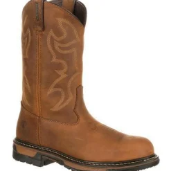 Rocky Men's Original Ride Branson WP Steel Toe Western Boot-FQ0002809