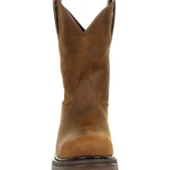 Rocky Men's Original Ride Steel Toe WP Western Work Boot Brown RKW0306