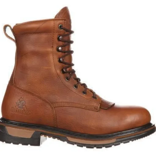 Rocky Men's Original Ride Lacer 9" WP Western Boot - Brown - FQ0002723