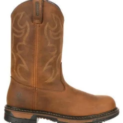 Rocky Men's Original Ride Branson WP Steel Toe Western Boot-FQ0002809