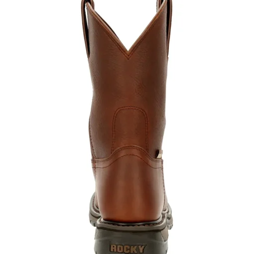 Rocky Men's Original Ride FLX Unlined 10" Western Work Boot- RKW0349